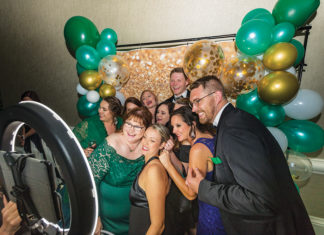 Emerald Ball Photo Booth