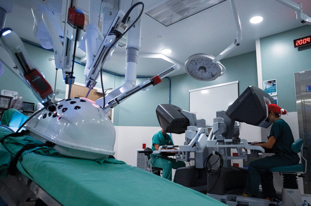 First Surgery Performed with New Robotics System