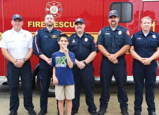 Hometown Heroes: Local Boy Reunites with First Responders Who Saved His Life Landon Moye is reunited with the first responders who saved his life