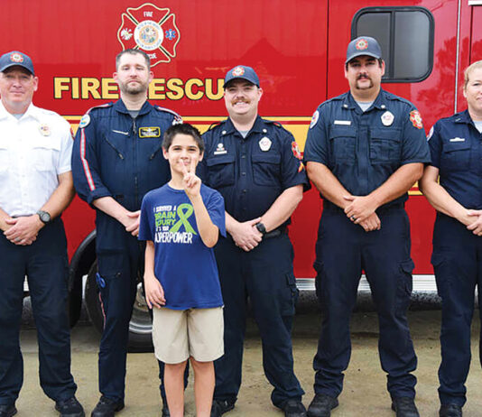 Landon Moye is reunited with the first responders who saved his life