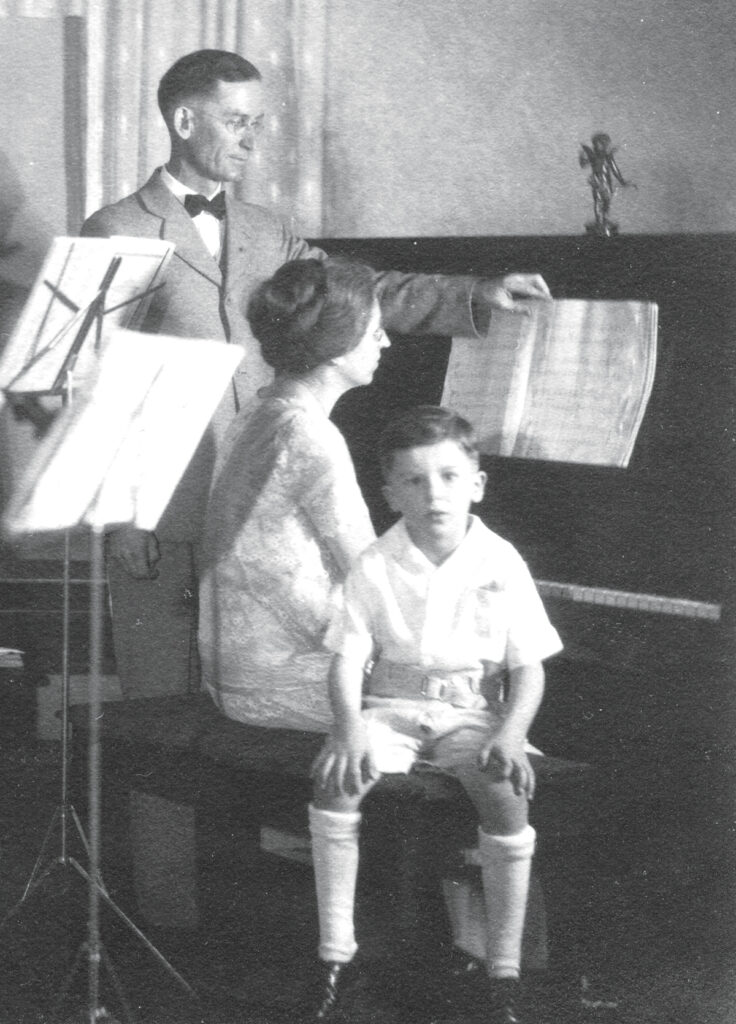 Ruby Elzy CC Cleo & Edward at the piano circa 1927 in Columbus OH home