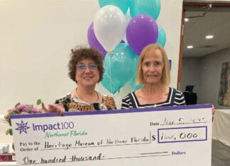 Heritage Museum of NW Florida Receives Impact 100 Grant Heritage Museum Susan and Barb