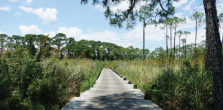 Bluewater Bay walkway