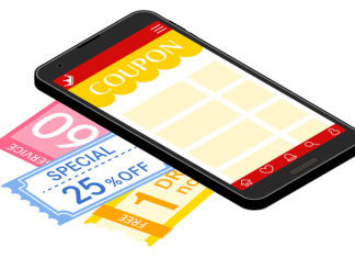 Coupons on smartphone