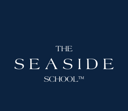 The Seaside School logo box