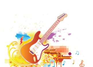 Summer Music Lessons at Studio 237 guitar art