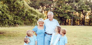 Mary Anne Windes with Grandchildren