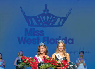 Miss West Florida onstage