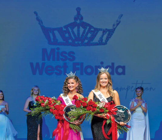 Miss West Florida onstage