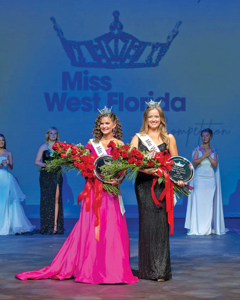 Miss West Florida onstage