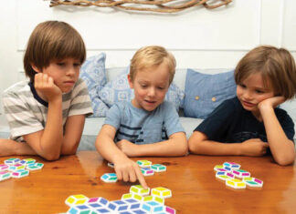 Mathnasium Kids playing Stello a math game