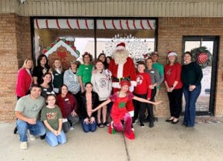 Bay Buzz santa group pic