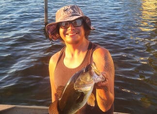 Summer Freshwater Fishing on the Panhandle Fish four and half pound largemouth on Juniper Lake