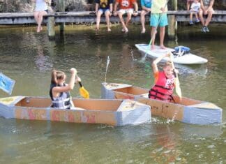 Events Around the Bay LJ Schooners Cardboard Boat Race 2